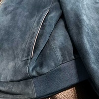 Nouvelle Collection 2026 : Blouson Bomber Homme en Daim de Mouton Personnalisé, Col Baseball en Cuir, Style Décontracté Premium, Vintage et Tendance avec Patchwork