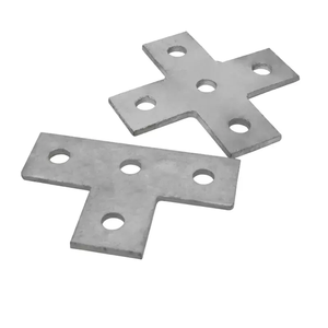 Connecteur en T à 4 trous pour profilé en U, support plat en forme de T pour canal de profilage - Product Image 5