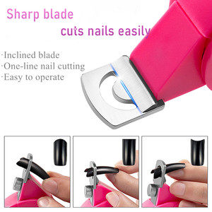 Professional Nail Tips <b>Edge</b> <b>Cutter</b> for Acrylic False Nails Acrylic Nail Clipper - Product Image 3