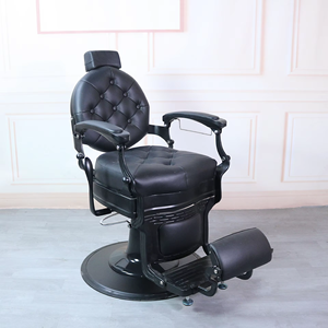 Sillón de Peluquería Hidráulico Moderno de Lujo, Silla de Estilista, Barbería, Masajes, Reclinable, Cuero PU, para Hotel, Escuela, Comercial - Product Image 1