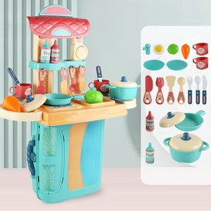 Hot Sale Ensemble de Jouets de <span class=keywords><strong>Cuisine</strong></span> Éducatifs en Plastique pour Enfants, Jouets d'Apprentissage Préscolaire, Jouets de <span class=keywords><strong>Cuisine</strong></span> pour Enfants - Product Image 4