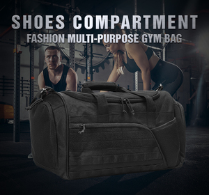Sac de week-end multifonctionnel robuste et durable avec logo personnalisé, sac de sport de plein air, sac de fitness pour hommes - Product Image 6