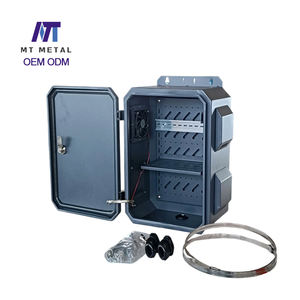 IP65 خارجي كهربائي معدني 400X300X200MM مقاوم للماء تهوية مع مروحة - Product Image 1