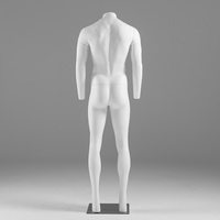 Support de présentation de mannequin invisible détachable en blanc mat 3D pour les magasins de vêtements pour hommes et femmes