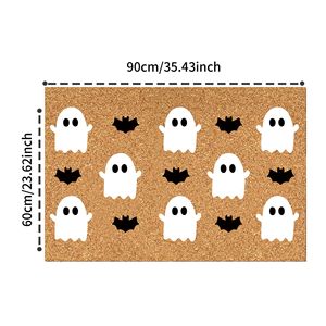 Thảm Halloween ma quái phong cách hiện đại cao cấp, chất liệu lông cừu pha pha lê, sản xuất máy móc, thân thiện với môi trường, giặt được, kháng khuẩn, chống trơn trượt, đặc biệt dành cho - Product Image 4