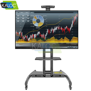 Kaloc 150B TV giỏ hàng đứng tầng đứng cán TV xe cho màn hình phẳng 32 đến 70 inch với khay kệ phổ TV đứng - Product Image 2