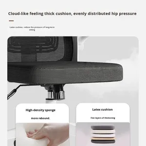 <span class=keywords><strong>Sedia</strong></span> da Ufficio Ergonomica Reclinabile per Lunghe Sessioni di Lavoro, con Telaio in Nylon e Schienale Regolabile in Altezza - Product Image 2