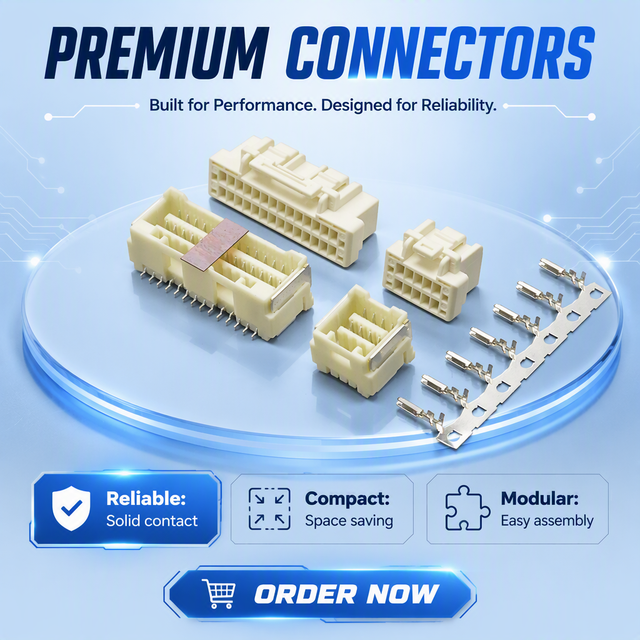 High Quality Bulk Wholesale 1.5mm Pitch Wire to Board Connector Equivalent to Molex Mate Nylon Housing Fast Delivery