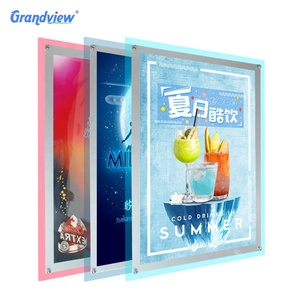 Acrylic trong suốt nổi thư dẫn Poster nhà hàng Bảng <span class=keywords><strong>menu</strong></span> - Product Image 1