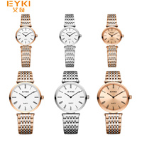 EYKI Cuarzo Mujeres Relojes Pareja Relojes para Amantes Impermeable Japón Movt Cuarzo Logotipo Personalizado Reloj