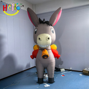 Özel Tasarım Şirin Şişme Hayvan Eşek Modeli Şişirilebilir Hava Balonu Satılık - Product Image 4