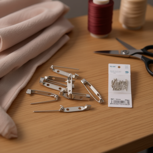 Spille di Sicurezza Ilan 30mm Argento 18 Pezzi Accessori per Abbigliamento - Product Image 1