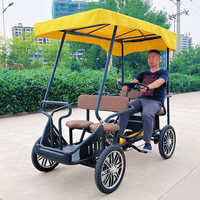 Nouveau Design Vélo Quad Double de Tourisme Tandem Quatre Places