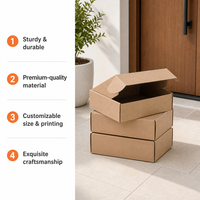 Dossiers moyens personnalisés en carton ondulé pour petites entreprises, avec revêtement UV, pelliculage mat, gaufrage et matériaux recyclés