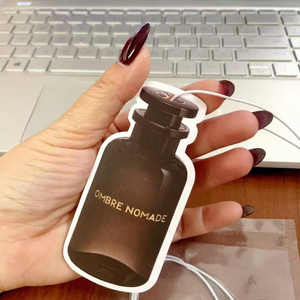 Flacon de parfum solide de marque de luxe, pendentif diffuseur de parfum pour voiture |   Désodorisant d'aromathérapie écologique et longue durée - Product Image 5
