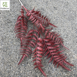 Foglie di Felce Artificiali Colorate <span class=keywords><strong>in</strong></span> Plastica, Foglie Rosa e Blu per Decorazioni di Matrimoni, Casa e Hotel - Product Image 5