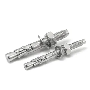 Free Sample Stainless Steel 304 Wedge Through Anchor Bolt: High-Quality Concrete Anchor Option