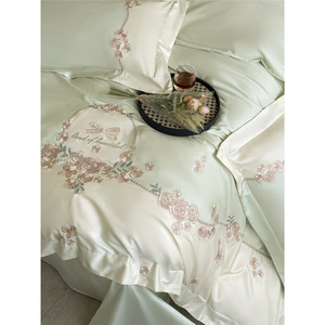 Juego de Sábanas de Algodón Puro de 200 Hilos, Estilo Princesa, Diseño Animal, Resistente al Agua, Calidad Lana, para Otoño - Product Image 3