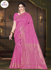 Elegante Saree de Boda para Mujer, Protección Solar, Secado Rápido, Elegante y Cómodo, Ropa Étnica para Bodas, Fiestas, Festivales y Eventos Especiales - Product Image 2