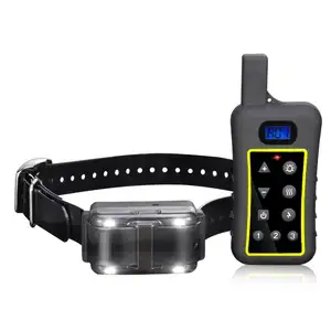 Пульт дистанционного управления для собак 1200 м, водонепроницаемый ошейник для самозащиты, электрошоковый ошейник для охоты, дрессировки собак