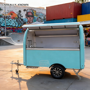 Remolque de Comida Rápida OEM para BBQ, Pizza, Snacks, Hamburguesas, Kebab, Camioneta de Cocina Móvil, Cafetería, Food Truck con VIN, CE, COC - Product Image 2