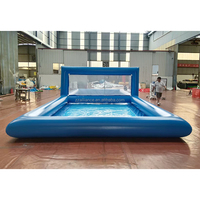 Terrain de volley-ball aquatique gonflable pour piscine, jeu sportif commercial pour plage ou fête, installation facile – Fournisseur direct usine