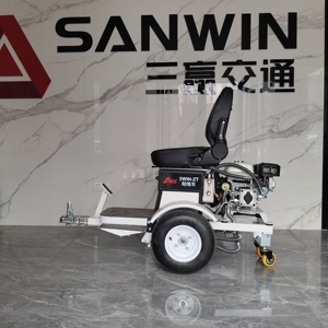Nouvelle Arrivée : Machine <span class=keywords><strong>de</strong></span> Marquage <span class=keywords><strong>Routier</strong></span> Autoportée Honda 6.5HP avec Pompe Hydraulique et Booster - Product Image 2