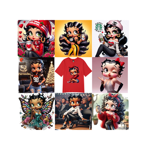 Venta de Fábrica al por Mayor Personalizada: Transferencia Térmica de Plastisol Elástica con Diseño de Dibujos Animados <span class=keywords><strong>para</strong></span> Impresión en Camisetas - Product Image 1