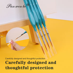 Panwenbo Lot de 10 pinceaux pour ongles, dessin au trait, échelle, modèle Miesniature, petits pinceaux - Product Image 3