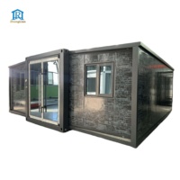 Maison préfabriquée durable et extensible, structure en acier, panneau sandwich, appartement, petite maison préfabriquée, design européen, longue durée de vie