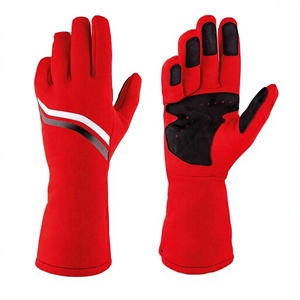 Servicio OEM de cuero puro Nomex Go Kart Racing Guantes Nomex Kart Racing Guantes con su logotipo personalizado y diseñado - Product Image 1