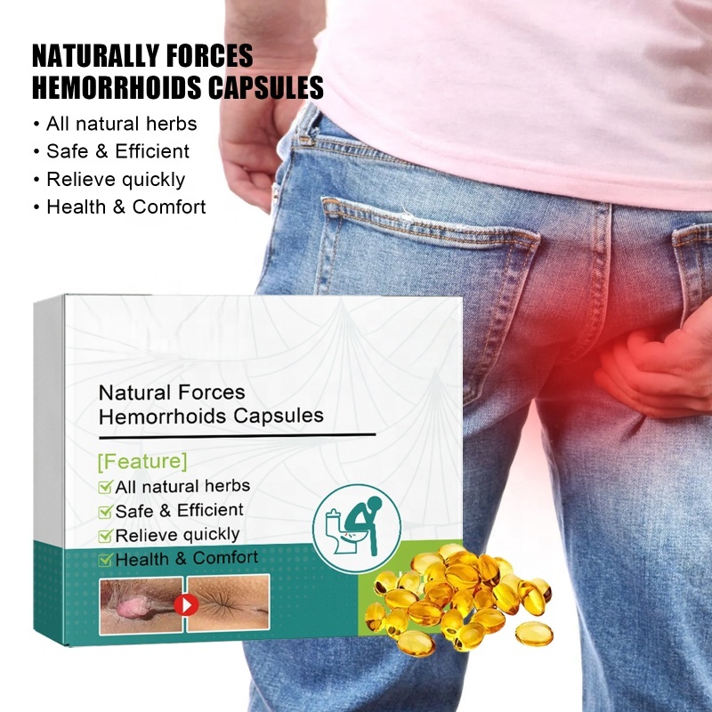 Hot Selling Personal Care Products Ginseng Extract Hemorrhoid Softgel Capsules