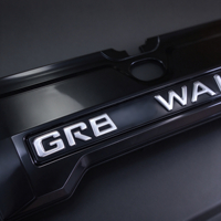 Panneau de garniture de hayon noir brillant avec inscription GREATWALL pour GWM Poer Cannon Pickup, vente directe d'usine