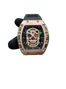 Montres mécaniques automatiques de sport pour hommes, modèle Super RM 52-01, squelette, crâne, mouvement automatique, saphir, sourire, prix de gros - Product Image 1