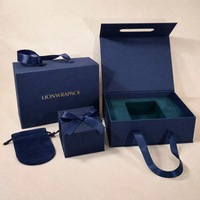 Boîte cadeau portable RZ populaire pour bijoux, emballage élégant pour colliers et bagues, boîte cadeau en papier haut de gamme