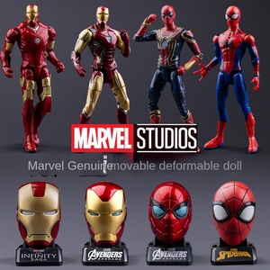 Figurines d'<span class=keywords><strong>action</strong></span> <span class=keywords><strong>Spider</strong></span>-<span class=keywords><strong>Man</strong></span> <span class=keywords><strong>Marvel</strong></span> faites à la main nouveau modèle en PVC jouet cadeau unisexe Anime accessoires caractéristiques boîte de personnage assemblage - Product Image 4