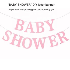 Striscione di Lettere in Carta Fai-da-Te EASTTERN per Decorazioni Baby Shower - Tema Bambini Multicolore per Uso Interno a Prezzo di Fabbrica Durevole - Product Image 3