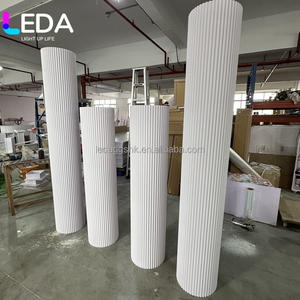 เสาฐานรองเวทีตกแต่งงานแสดงสินค้า LEDA สีขาว ทำจาก PVC - Product Image 5