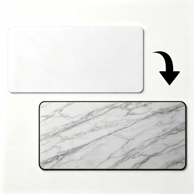 Custom Sizes Sublimation Blank Rubber Mouse Pad Water Resistant Non Slip Rubber Bottom Large Gaming Mouse Mat Stitched Edge RoHS