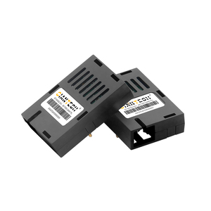 GIANTECH 1X9 ตัวรับส่งสัญญาณ 2M โหมดเดี่ยวไฟเบอร์เดี่ยว 20KM ขั้วต่อ SC 485/422 ตัวแปลงสื่อเกรดอุตสาหกรรม POE - Product Image 1