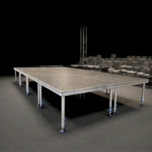 Concert Outdoor Aluminum Stage <b>Platform</b> Stage Deck Four Legs Stage Podium for Events Wedding - Product Image 1