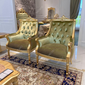 Italian Classic Furniture Living Room High Quality Velvet Fabric Curved <strong>Sofa</strong> <strong>Set</strong> - Product Image 6