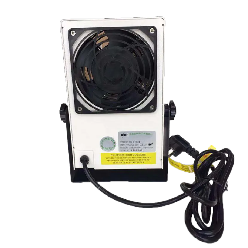 Mini DC Ionizing Air Blower DC Ionizing Air Fan Eliminate Static Electricity Elimination Fan Antistatic Ionizer Blower