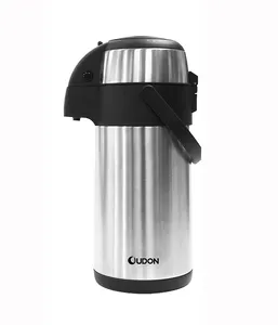wholesale stainless steel flask Double Wall thermos flask vacuum Pump pot