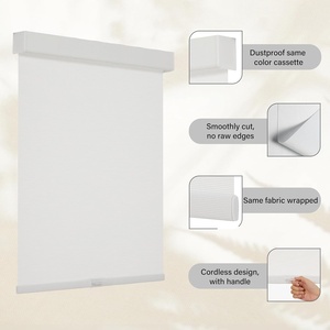Persilux High Quality Cordless Roller <strong>Blind</strong> Handle Control Perfect Fit <strong>Wide</strong> Blade Built-In <strong>Blinds</strong> for Windows - Product Image 3
