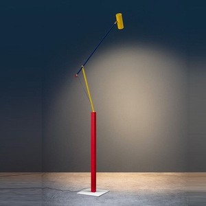 Lampadaire Memphis LED Lumière Blanc Chaud Design Minimaliste Éclairage Décoratif pour la Maison Couverture 10-15 m² Contrôle par Interrupteur - Product Image 1