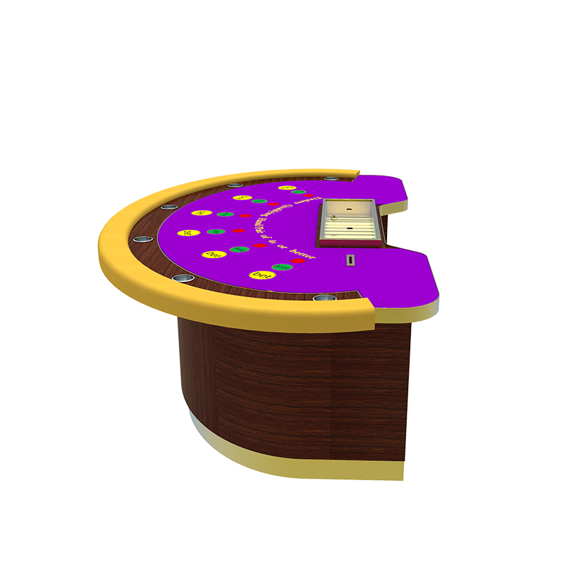 Изысканный высококачественный стол YH из массива дерева с поддоном для фишек для игр