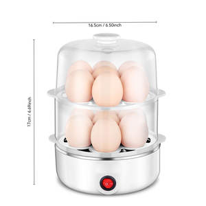 Cuiseur à œufs micro-ondes à double couche, bouilloire de cuisine facile pour faire bouillir les œufs, outil polyvalent pour une cuisson rapide et pratique - Product Image 1