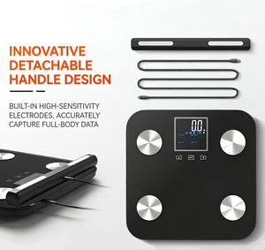 스마트 8전극 LCD 체중계 체지방 측정기 OEM 지원 체육관에서 피트니스 및 체지방 측정용 - Product Image 4