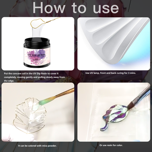 Résine UV transparente haute brillance 25g, résine UV dure à durcissement rapide, colle UV pour la fabrication de bijoux DIY, la décoration artisanale - Product Image 5